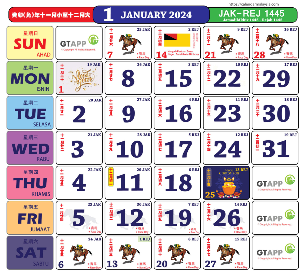 Calendar Malaysia 2024 - Calendar Malaysia